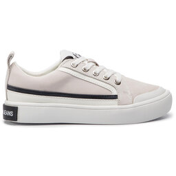 

Кеди Calvin Klein Jeans Dodie R8525 Bright White/White/B, Бежевий