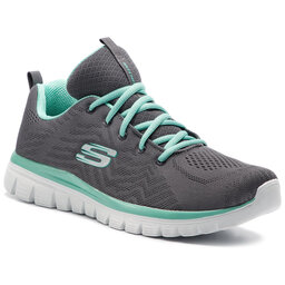 Skechers Обувки Skechers Get Connected 12615/CCGR Charcoal/Green