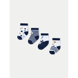 Mayoral 4er-Set hohe Kindersocken Mayoral 9862 Dunkelblau