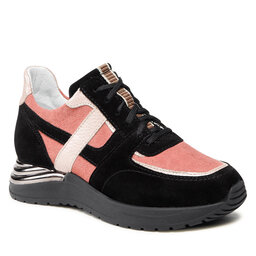 Simen Sneakersy Simen 4951A K.W.Nero/C.Róż