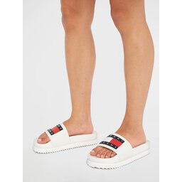 

Шльопанці Tommy Jeans Tjw Elevated Flatform Slide EN0EN02451 Ecru YBL, Écru