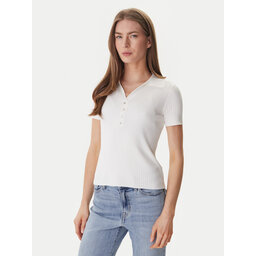 DKNY DKNY Poloshirt DJ6R0236 Écru Regular Fit