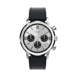 Timex Ceas Timex Marlin Chronograph TW2W10300 Silver/Black