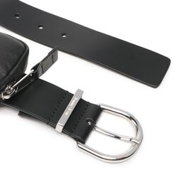 

Жіночий ремінь Tommy Jeans Tjw Elevated Fashion Leather 3.5 AW0AW14074 0GJ, Чорний