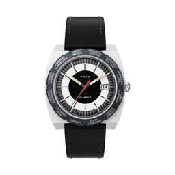 Timex Ceas Timex World Time 1972 Reissue TW2V69500 Negru