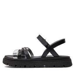 

Босоніжки Calvin Klein Jeans V4A2-80834-0371 S Black/Silver X506, Чорний
