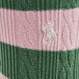 

Високі жіночі шкарпетки Polo Ralph Lauren Rugby Cable 455942322004 Pink, Рожевий