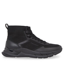 Calvin Klein Sneakersy Calvin Klein High Top Lace Up Knit HM0HM01267 Czarny