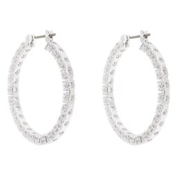 

Сережки Swarovski Matrix 5647715 Whi/Rhs, Срібний