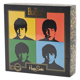Happy Socks 4er-Set hohe Unisex-Socken Happy Socks The Beathles XBEA09-0200 Bunt