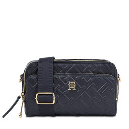 Tommy Hilfiger Handtasche Tommy Hilfiger Iconic Tommy Camera Bag Mono AW0AW15208 Space Blue DW6