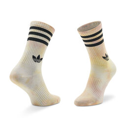

Набір з 2 пар високих шкарпеток unisex adidas Batik HK5163 Mgh Solid Grey/Black, Кольоровий
