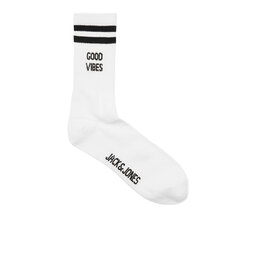 

Набір 5 високих чоловічих шкарпеток Jack&Jones 12246389 White 4349063, Білий