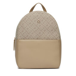 Tommy Hilfiger Rucsac Tommy Hilfiger Th Jacquard Backpack AW0AW17074 Bej