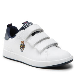 Polo Ralph Lauren Sneakersy Polo Ralph Lauren Heritage Court Bear Ez RF103795 S White/Navy