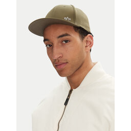Alpha Industries Czapka z daszkiem Alpha Industries Metal Label 156905 Zielony