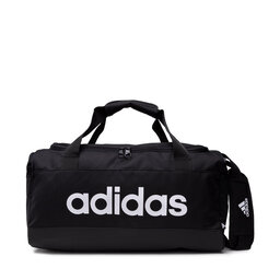 

Сумка adidas Linear Duffel S GN2034 Black/White, Чорний