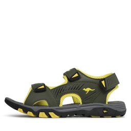 

Босоніжки KangaRoos 10049 000 8095 Olive/Lemon Chrome, Хакі
