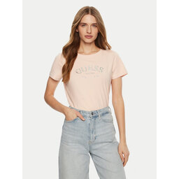 Guess Guess Футболка V5RI16 J1314 Рожевий Regular Fit