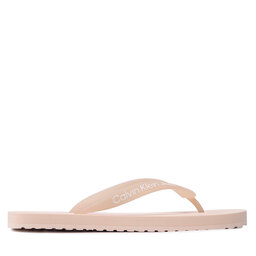 

В'єтнамки Calvin Klein Jeans Beach Sandal Monogram Tpu YW0YW00098 Tuscan Beige/Pink Blush 0GD, Бежевий