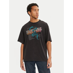 Mustang Mustang Футболка Akron 1015658 Чорний Relaxed Fit