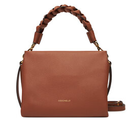Coccinelle Handtasche Coccinelle M50 Boheme Grana Double E1 M50 58 01 01 Braun