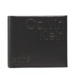 Calvin Klein Jeans Голям мъжки портфейл Calvin Klein Jeans Monogram Soft Bifold W/Coin Aop K50K509876 0GJ