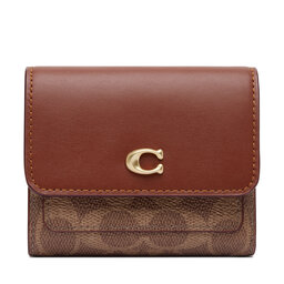 Coach Μικρό Πορτοφόλι Γυναικείο Coach CAT56 Καφέ