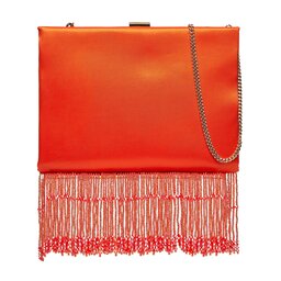 Pinko Handtasche Pinko Pouch Soft AI 23-24 PLTT 101516 A15A Orange A97U