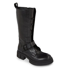 Tommy Hilfiger Stivali Tommy Hilfiger Cool Monochromatic Bikerboot FW0FW07338 Black BDS