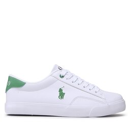 

Снікерcи Polo Ralph Lauren Theron V RF104100 White Smooth PU/Green w/ Green PP, Білий