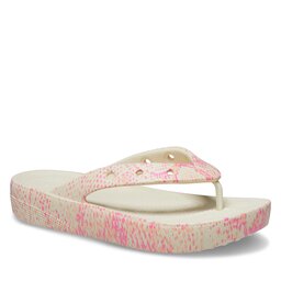 Crocs Джапанки Crocs Classic Platform Snake Print Flip W 208243 2Y3