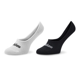 adidas Kotníkové ponožky Unisex adidas Thin Linear Ballerina Socks 2 Pairs HT3448 Bílá