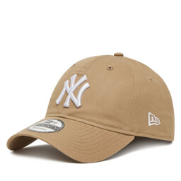 New Era Шапка с козирка New Era League Essential 9TWENTY New York Yankees 60471468 Бежов
