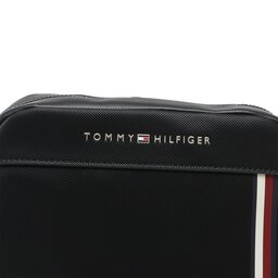 

Плоска сумка Tommy Hilfiger Th Pique Pu Mini Reporter AM0AM11312 BDS, Чорний