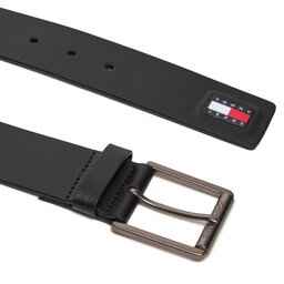 

Чоловічий ремінь Tommy Jeans Tjm Flag Leather 4.0 AM0AM12340 Black BDS, Чорний