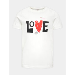 Kids ONLY Kids ONLY Marškinėliai Loovi 15317866 Balta Regular Fit