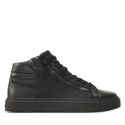 

Снікерcи Calvin Klein High Top Lace Up W/Zip Mono Jq HM0HM01014 Black Mono Jacquoard 0GK, Чорний