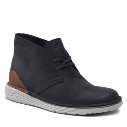 Clarks Puszābaki Clarks Brahnz Mid 261691117 Navy Nubuck