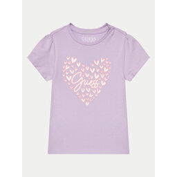 Guess Guess T-Shirt K4GI03 K6YW4 Μωβ Regular Fit