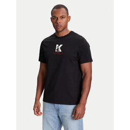 KARL LAGERFELD KARL LAGERFELD Póló 755099 553270 Fekete Regular Fit