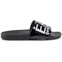 

Шльопанці EA7 Emporio Armani XCP001 XCC22 K001 Shiny Black/Black, Чорний