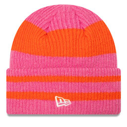 New Era Čepice New Era Stripe Cuff Knit Beanie 60580763 Růžová