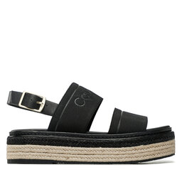 

Еспадрильї Calvin Klein Flatform Wedge HW0HW01497 Ck Black BEH, Чорний