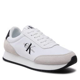 Calvin Klein Jeans Сникърси Calvin Klein Jeans Retro Runner Su-Ny Mono YM0YM00683 White/Black 0K4