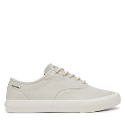 Tommy Hilfiger Πάνινα παπούτσια Tommy Hilfiger Th Hi Vulc Low Oxford Twill FM0FM05400 Λευκό