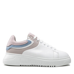

Снікерcи Emporio Armani X3X024 XN314 S125 Wht/Grey/Blue/Rose, Білий