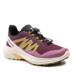 Salomon Pantofi Salomon Hypulse W 415956 20 W0 Grape Wine/Rainy Day/Green Moss