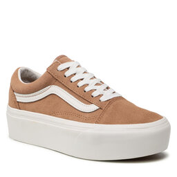 Vans Tenis superge Vans Old Skool Stac VN0A7Q5MB691 (Soft Suede) Burro/Tr Wht