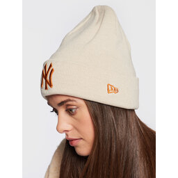 

Шапкa New Era Yankees League Essential Beanie 60284957 Stone, Бежевий